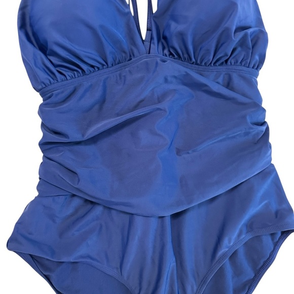 You Dian Navy Blue One Piece Bathing Suit Size XL NWT - Picture 5 of 16